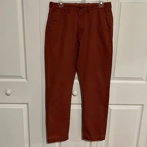 J Crew pants, rust color, 31x32